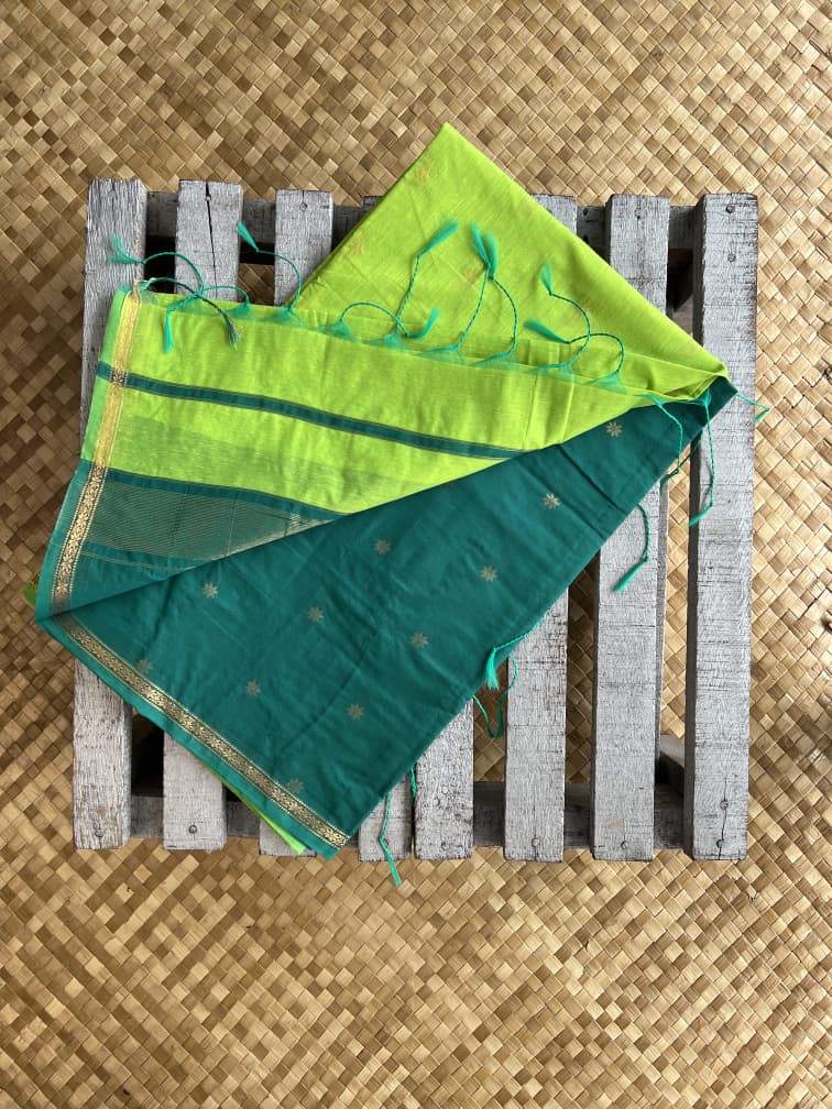 Silk Cotton - Apple Green