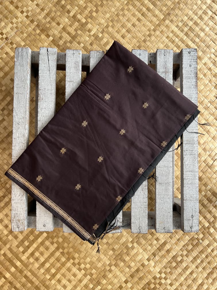 Silk Cotton - Brown Black