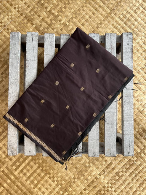 Silk Cotton - Brown Black