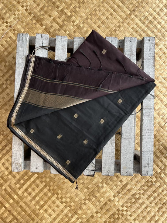 Silk Cotton - Brown Black
