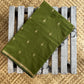 Silk Cotton - Olive Blue