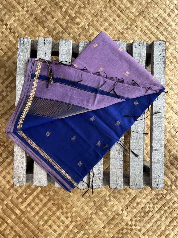 Silk Cotton - Lilac Blue