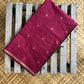 Silk Cotton - Maroon Black