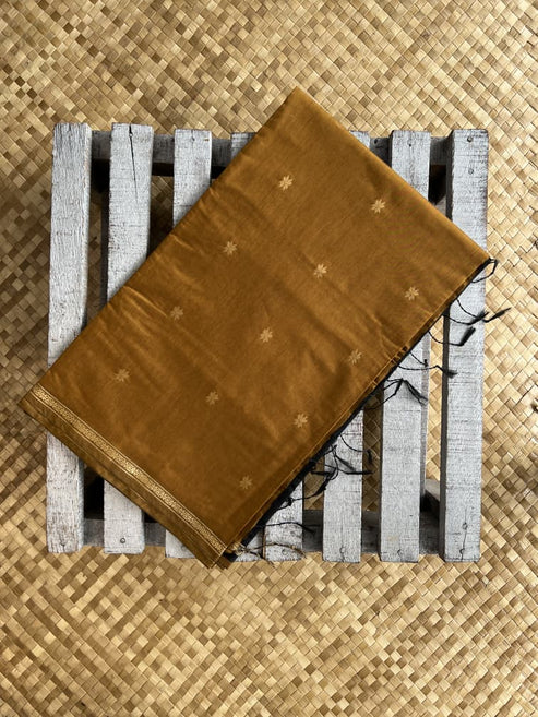 Silk Cotton - Mustard Black