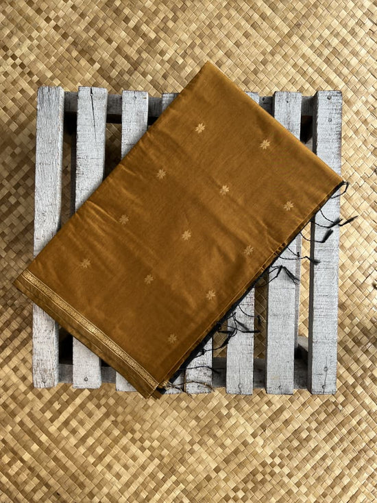 Silk Cotton - Mustard Black