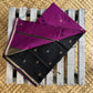 Silk Cotton - Purple Black