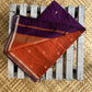 Silk Cotton - Purple Orange